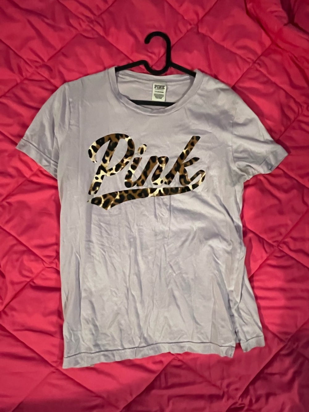 PINK Victoria's Secret Lavender Short Sleeve Tee